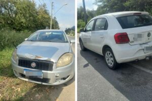 Colisão traseira é registrada na Rodovia Ivo Silveira, em Brusque