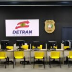 Agência do Detran no River Mall fecha após alagamento causado por temporal