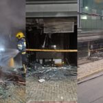 Incêndio criminoso atinge escritório em Itapema e Polícia Civil investiga o caso