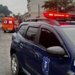GTB presta primeiros socorros após motociclista cair na Avenida Primeiro de Maio
