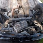 Motorista é ejetado após capotamento na BR-470 no Vale do Itajaí