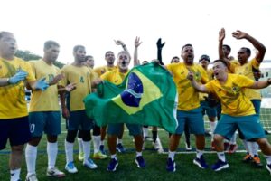Brasil vence a Argentina e conquista ouro no futebol de cegos nos Jogos Parasul-Americanos