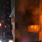 Incêndio atinge apartamento em prédio em Balneário Camboriú