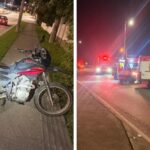 Motociclista morre após colidir contra muro e poste na SC-401