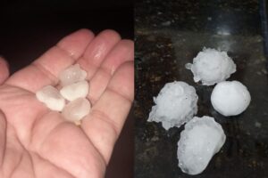 VÍDEO: Brusque e Guabiruba registram vento, chuva e queda de granizo