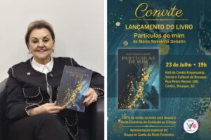 Lançamento de “Partículas de Mim” terá noite cultural e ação beneficente