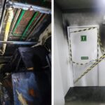 Mulher e cachorro são resgatados de apartamento durante incêndio em Itapoá (SC)