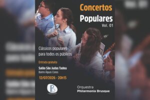 Orquestra Philarmonia Brusque estreia série Concertos Populares com apresentação gratuita