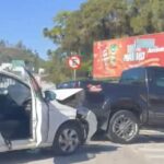 VÍDEO: Colisão entre carro e caminhonete deixa motorista ferido em Brusque