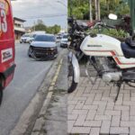 Motociclista fica ferido após colisão com carro na avenida Otto Renaux, em Brusque