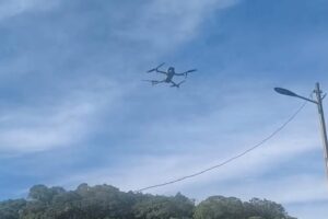 Drones vão sobrevoar Brusque para estudos do sistema de esgotamento sanitário
