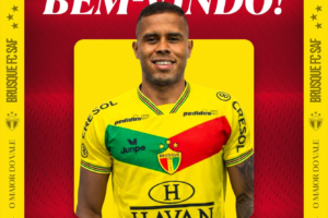Brusque anuncia a contratação do centroavante Marlyson para a Série C