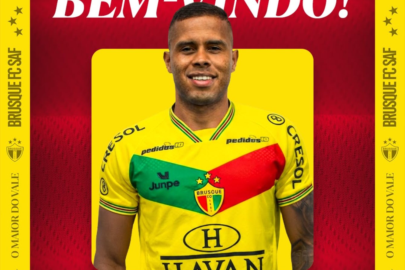 Brusque anuncia a contratação do centroavante Marlyson para a Série C