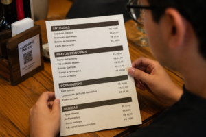 Restaurantes poderão ser obrigados a oferecer cardápio impresso; entenda proposta