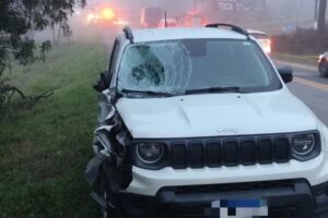 ATUALIZAÇÃO: Irmãos morrem atropelados na BR-470