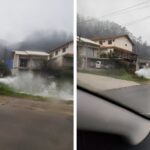 Hidrante aberto chama atenção na rua São Pedro