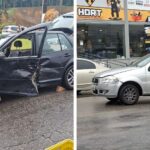 VÍDEO: Mulher fica presa em veículo após acidente em Brusque