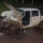 Motorista fica ferido e arma é apreendida após colisão em Caçador