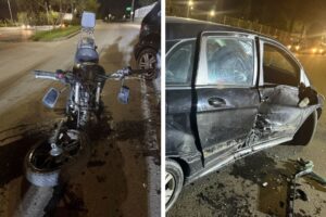Motociclista fica em estado grave após colisão na SC-404 em Florianópolis