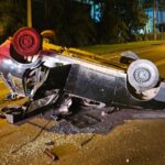BOTUVERÁ: Colisão termina em capotamento na Rodovia Pedro Merísio