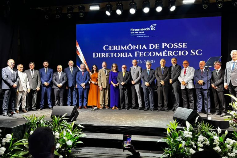 Sindilojas Brusque está representado na nova diretoria e no Conselho Fiscal da Fecomércio-SC