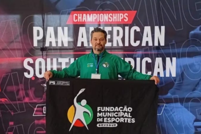 Brusquense é vice-campeão Pan-Americano de Kickboxing no Chile