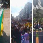 Desfile e corte de cuca gigante marcam aniversário de Brusque