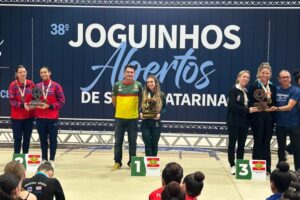 Brusque conquista título geral da ginástica rítmica nos Joguinhos Abertos