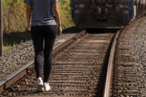 Mulher é atingida por trem e fica ferida em São Bento do Sul (SC)