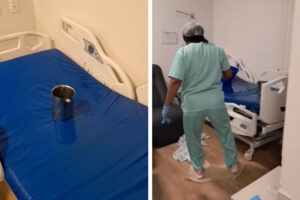 VÍDEO – Quartos do hospital Azambuja registram entrada de água durante fortes chuvas em Brusque