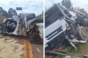 Jovem fica em estado grave após colisão frontal na SC-120 em Curitibanos