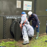 Samae inicia limpeza do reservatório R5, no Centro de Brusque