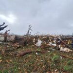 Tornado F3 com ventos estimados em até 332 km/h deixa rastro de destruição no Paraná