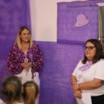 CRAS Paula Fuckner promove ação de conscientização pelo Agosto Lilás