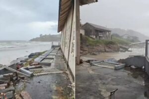 Tsunami meteorológico: entenda o evento raro e rápido que atingiu SC