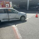 Colisão entre automóveis mobiliza o Corpo de Bombeiros no Centro de Brusque