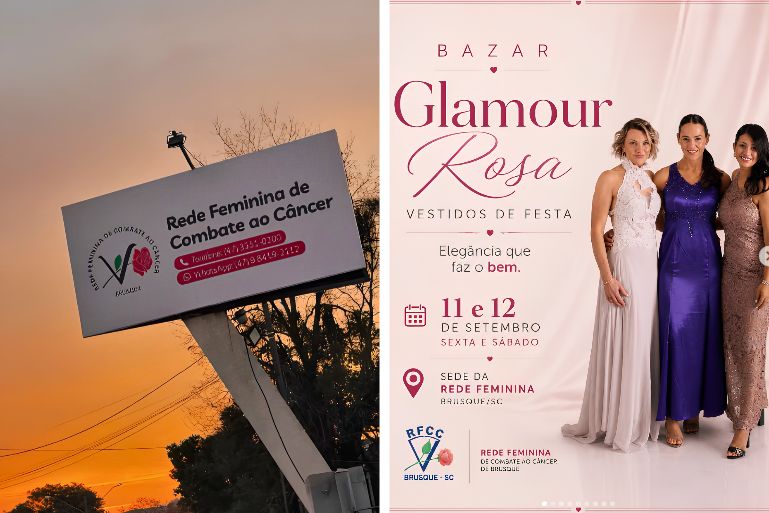 Rede Feminina promove Bazar Glamour Rosa em Brusque