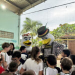 EEF Edith Krieger Zabel recebe visita dos marrecos da Fenarreco