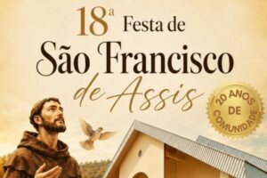 18ª Festa de São Francisco de Assis terá programação religiosa, gastronomia e música na Cristalina