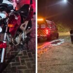 Acidentes com motos mobilizam bombeiros em dois bairros de Brusque