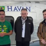 Equipe da Havan segue para auxiliar nas buscas por helicóptero em que estava o cantor Rick
