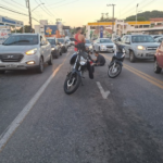 Colisão entre duas motos é registrada no Centro de Brusque