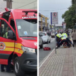 Ciclista fica ferido após bater em porta de carro aberta em ciclofaixa de Brusque