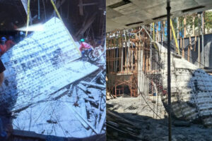 Queda de laje em prédio em construção deixa um morto e outro ferido SC