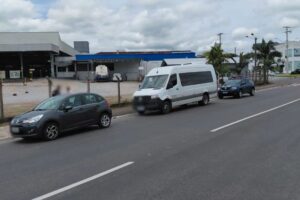 Colisão traseira é registrada no Bairro Jardim Maluche