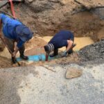 Moradores de Brusque enfrentam falta de água após rompimento de adutora