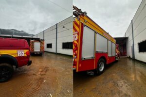 Funcionários usam nove extintores e evitam incêndio em indústria de Guabiruba