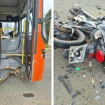 Motociclista de 61 anos morre após colisão com ônibus na SC-418, em São Bento do Sul