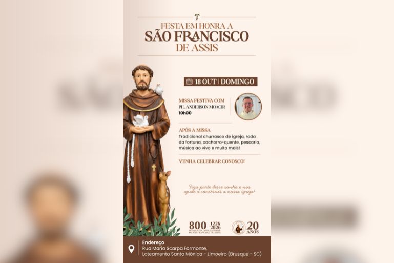 Festa em honra a São Francisco de Assis movimentará o Ema II