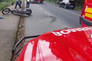 Motociclista morre em acidente de trânsito no bairro Garcia, em Blumenau